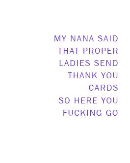 Thanks-Nana Said